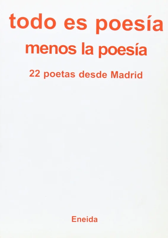 Portada de Todo es poesía