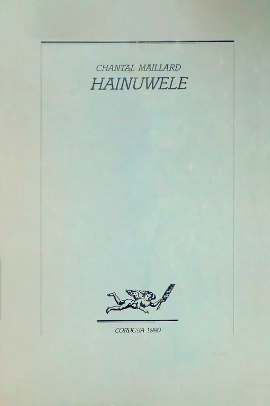 Portada de Hainuwele