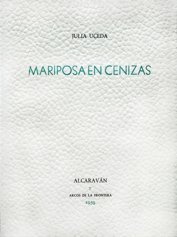 Portada de Mariposa en cenizas