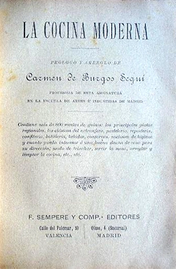 Portada de La cocina moderna