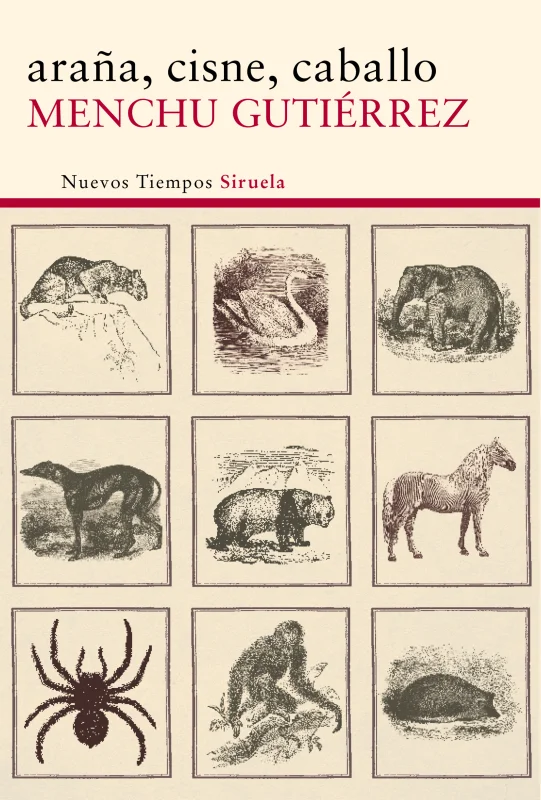 Portada de araña, cisne, caballo