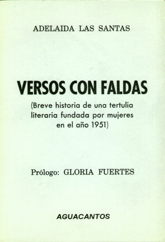 Portada de Versos con faldas