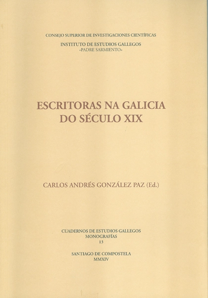 Portada de Escritoras na Galicia do século XIX