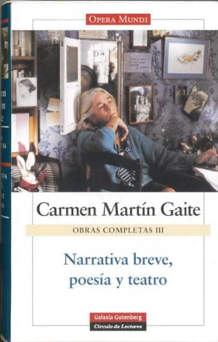 Portada de Narrativa breve, poesía y teatro