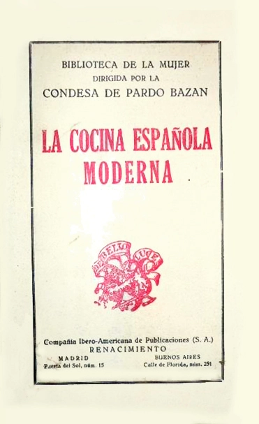 Portada de La cocina española moderna