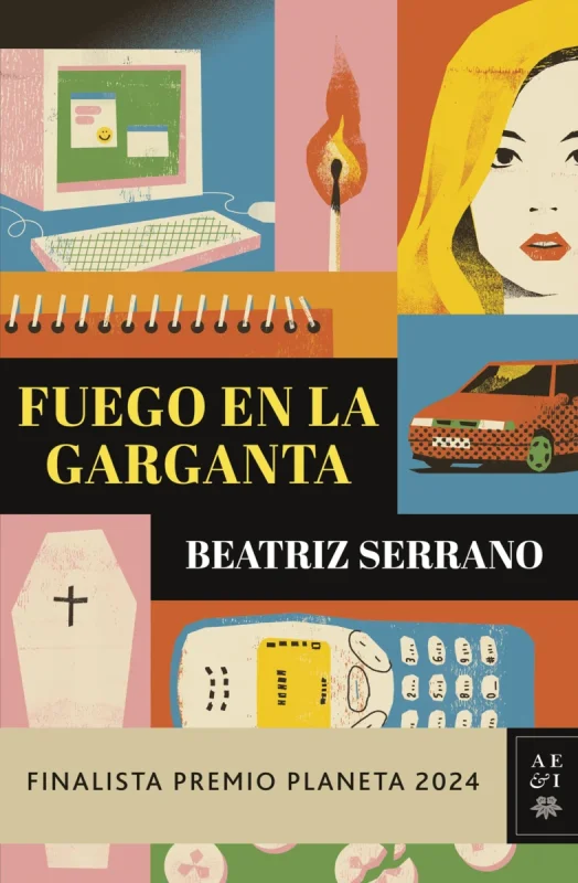 Portada de Fuego en la garganta