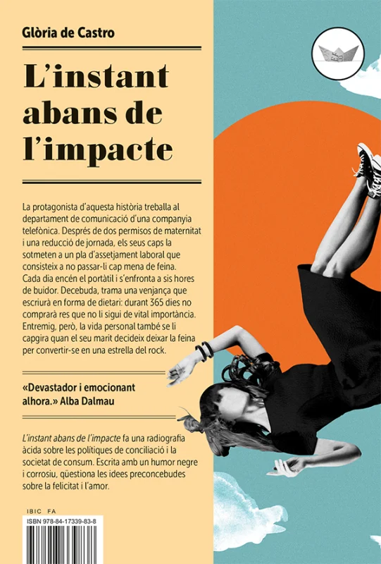 Portada de L'instant abans de l'impacte
