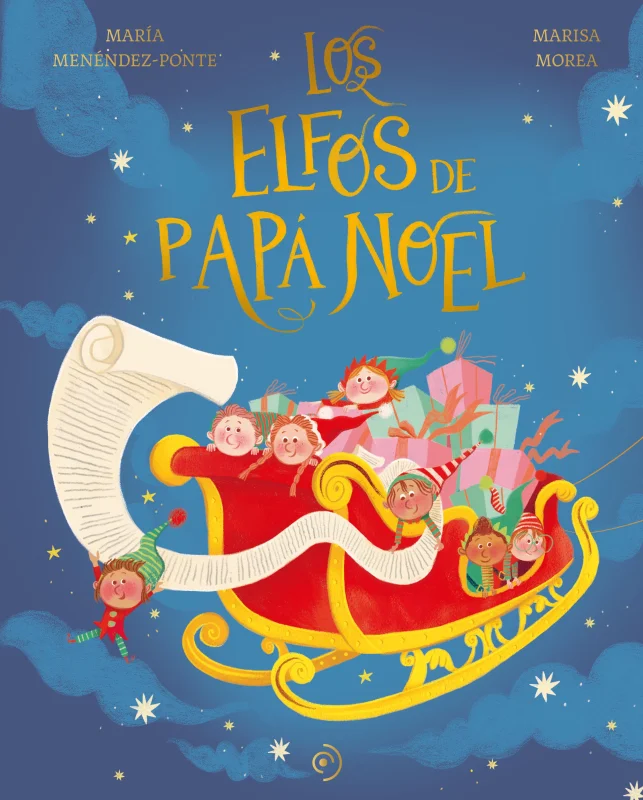 Portada de Los elfos de Papá Noel