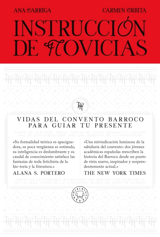 Portada de Instrucción de novicias