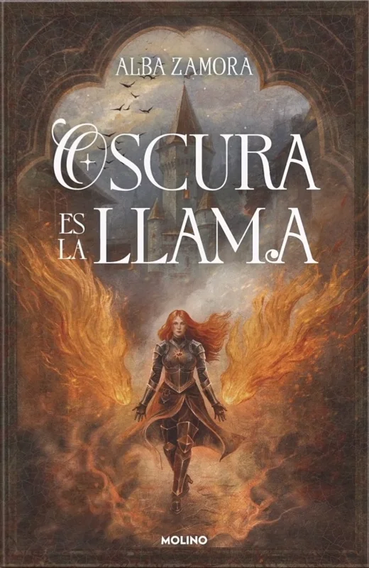 Portada de Oscura es la llama