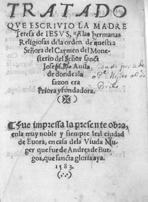 Portada de Camino de perfección