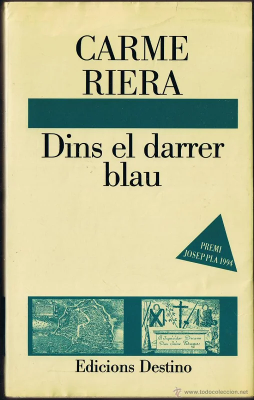 Portada de Dins el darrer blau
