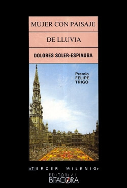 Portada de Mujer con paisaje de lluvia
